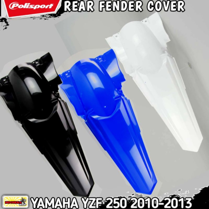 YAMAHA YZ - YZF 250 F - YZ250F 2010 2011 2012 2013 - POLISPORT REAR FENDER COVER - SPAKBOR BELAKANG 