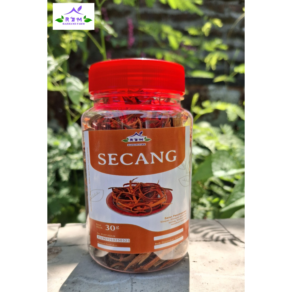 

Kayu Secang Serut Kering / Premium 100% Organik