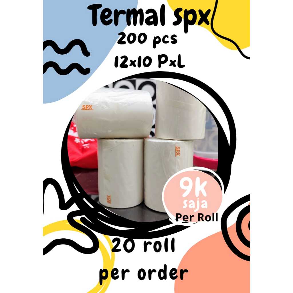 

Kertas Thermal SPX Label Barcode 100 x 120 mm isi 250 Lembar Sticker Label Pengiriman 120x100mm 250 Pcs termal Xprinter Thermal Berlogo SPX Stiker Bisa Pakai Untuk Cetak Resi Penjuan SPX Shopee Untuk Gudang Dropship Shopee Kualitas Terjamin Hasil Terbaik