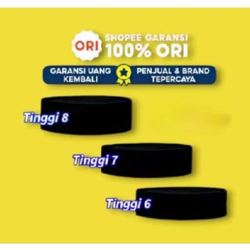 (COD) Peci ceper peci cak lontong hitam polos Tingi 6-8