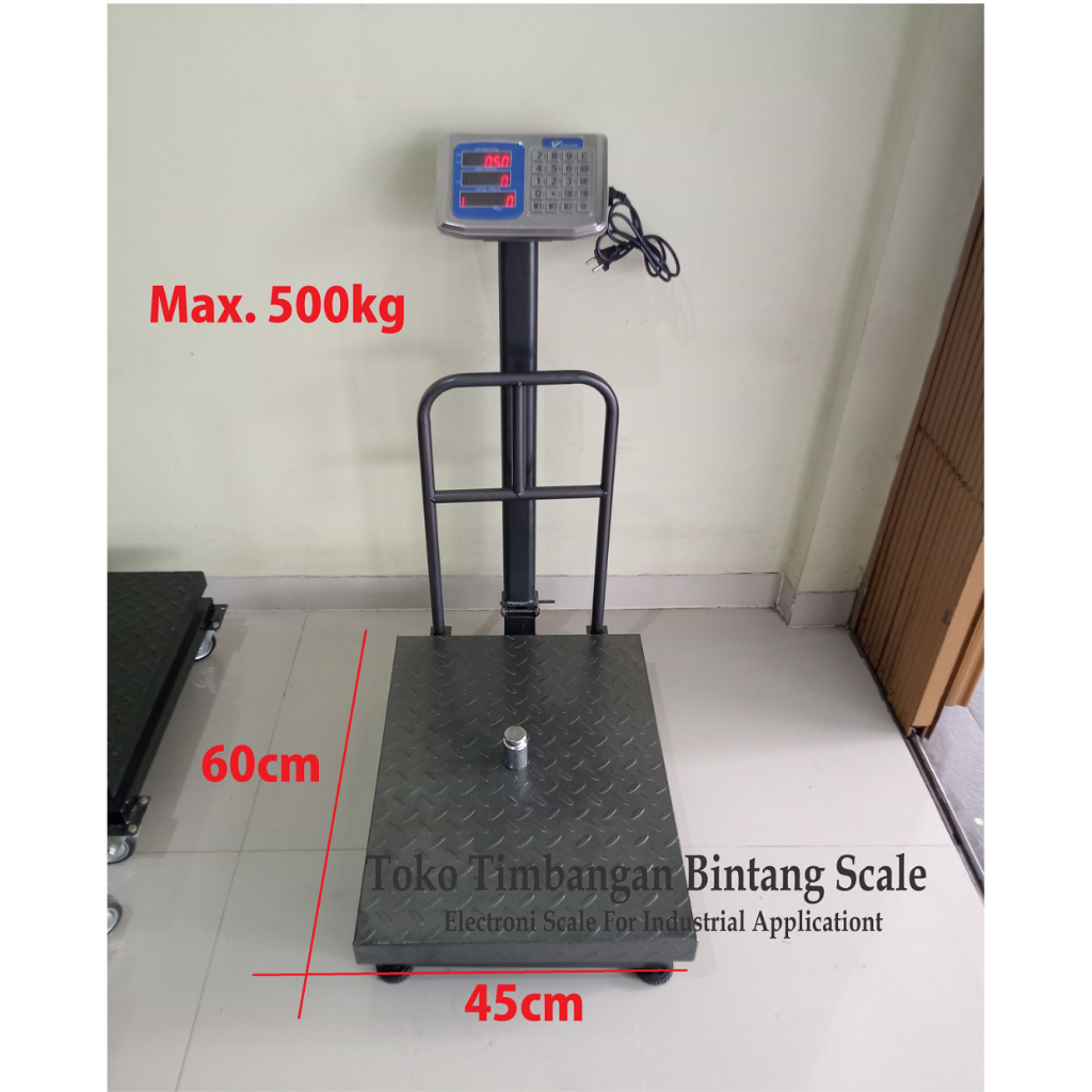 Timbangan digital 300kg & 500kg / timbangan duduk digital timbangan industri ekspedisi 500kg Daijin