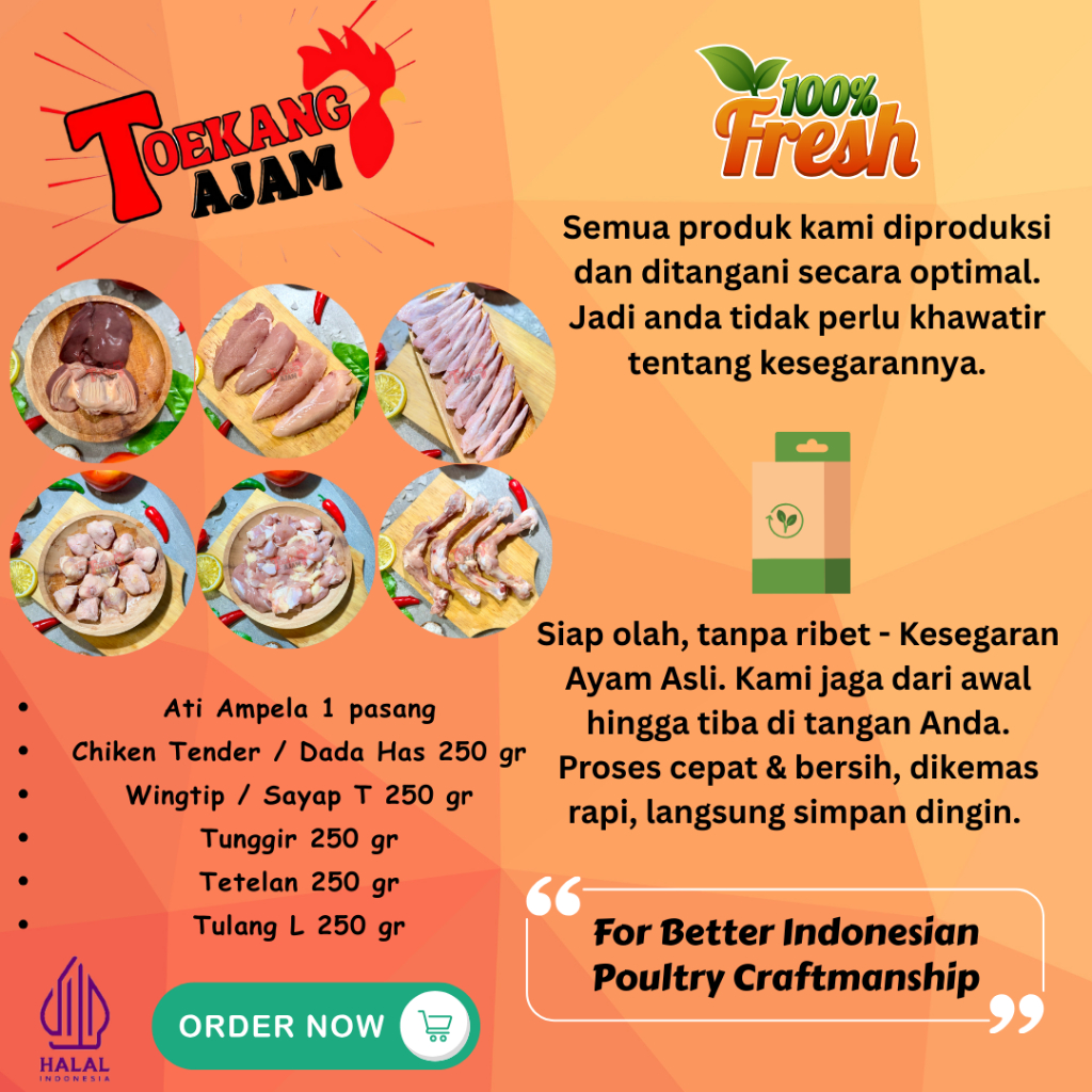 

Aneka Meal Prep INSTANT Ayam Segar Anti Kebanyakan