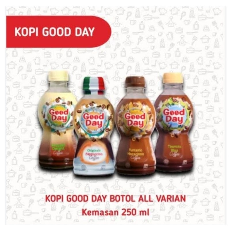 

PROMO ( KOPI GOOD DAY all varian 250ml )