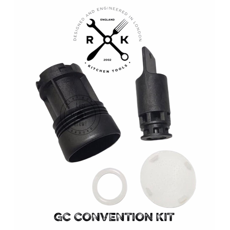 Set Sparepart Rok Presso GC Conversion Kit (Plunger,O ring,Filter)