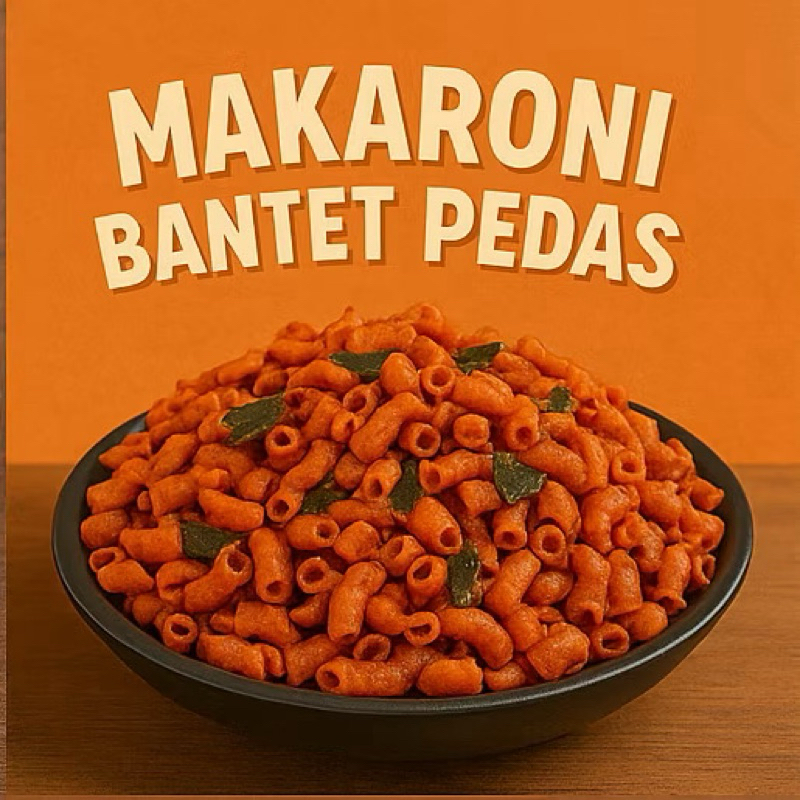 

MACARONI Pedas Daun Jeruk 1 Kg ORIGINAL BBQ PEDAS