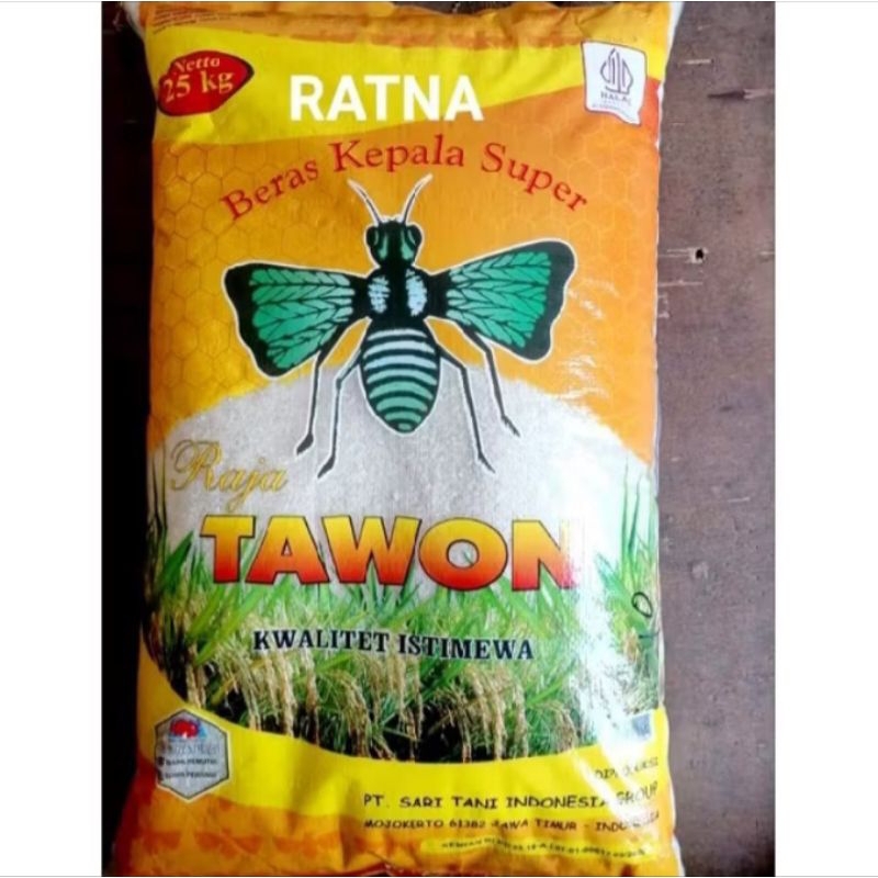

BERAS SUPER RAJA TAWON KUNING 25KG ( SARI TANI) Via GOJEK