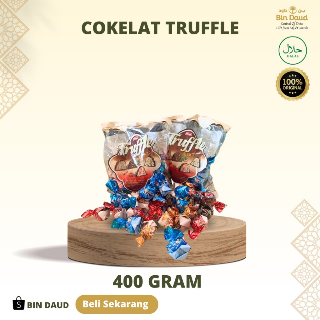 

Coklat Arab Truffle 400g Coklat Truffle Turkey Elvan Mix Best Quality Premium