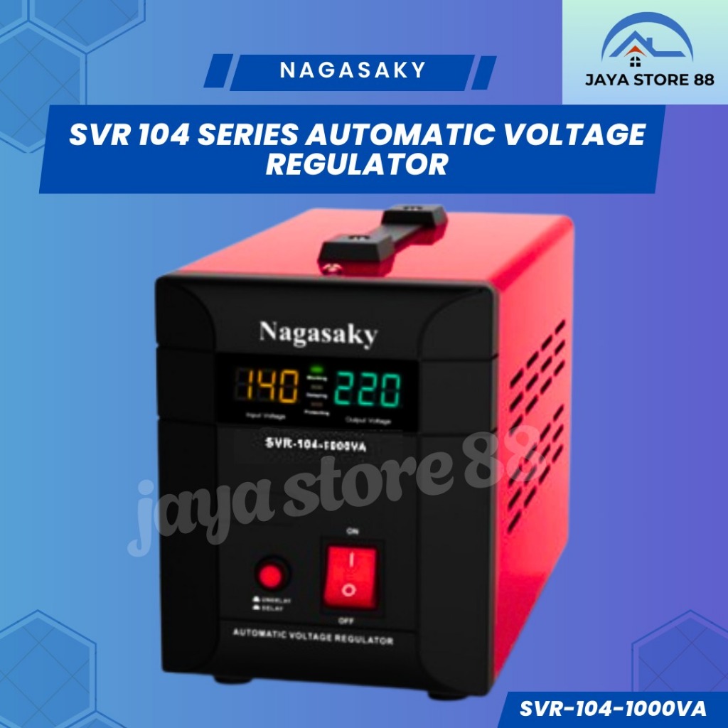 Stabilizer Digital Automatic NAGASAKY SVR-104 SERI 1000VA