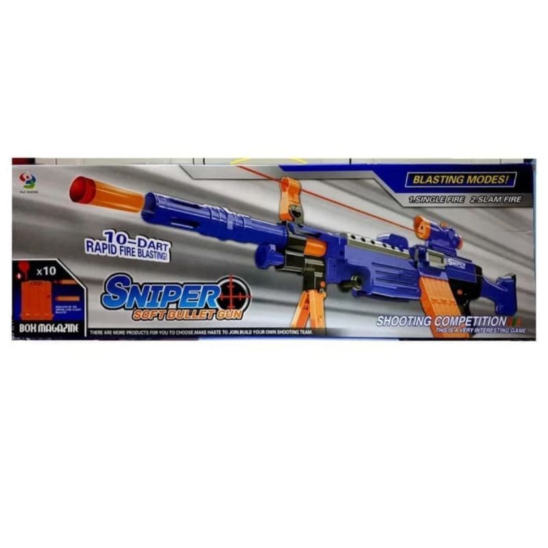 Mainan Sniper Nerf Gun soft Bullet Gun