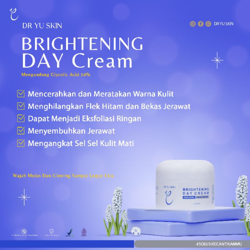 Brighthening Day Cream By Dr Yu Skin