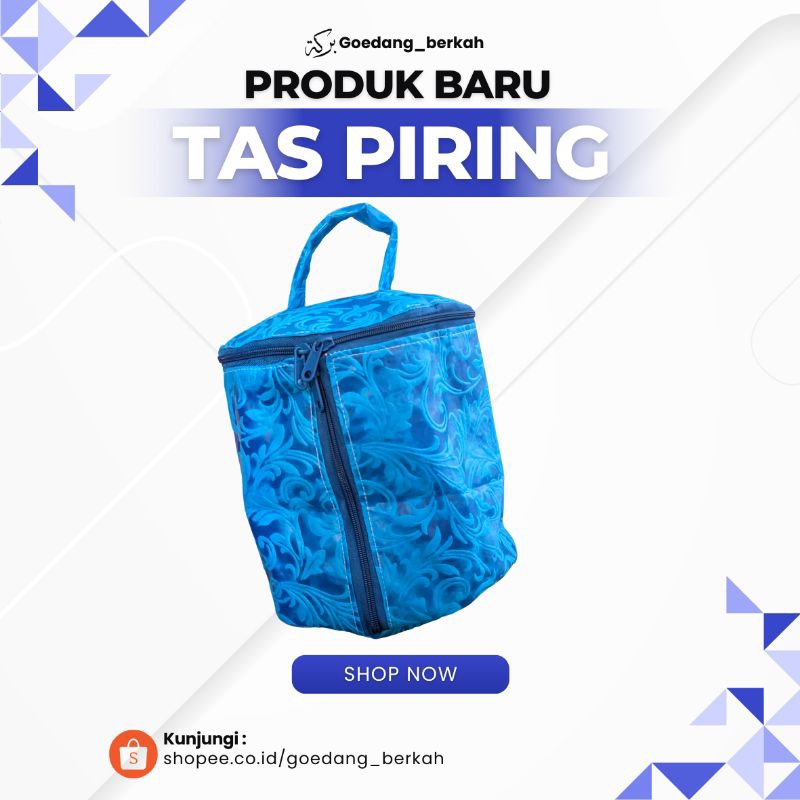 Bisa Cod /Tas penyimpanan piring Diameter 22 cm muat 2 lusin/ bahan tebal, lapis busa , anti air