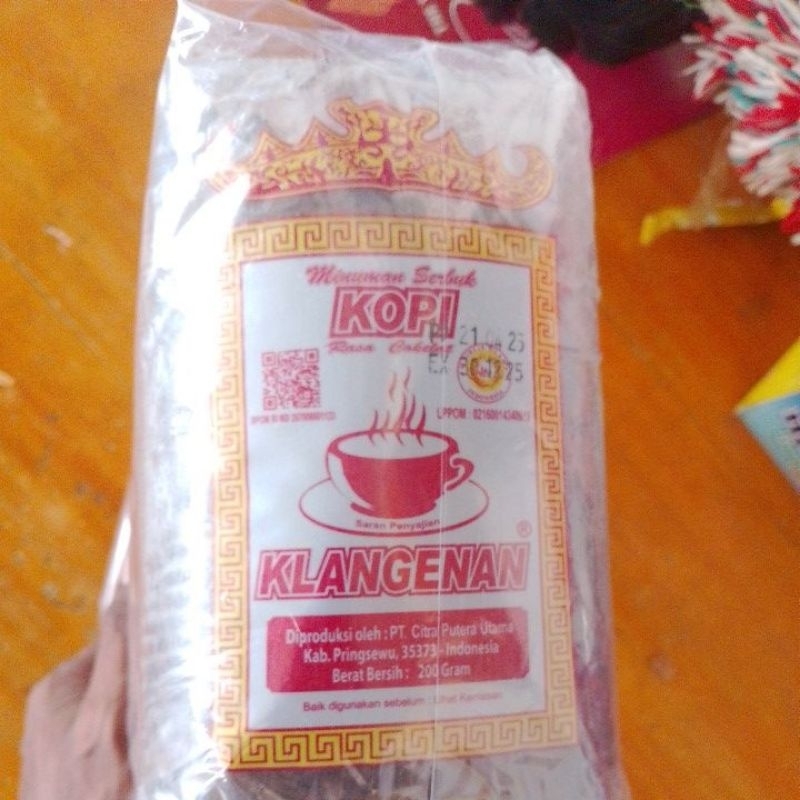 

Kopi klangenan 200gr