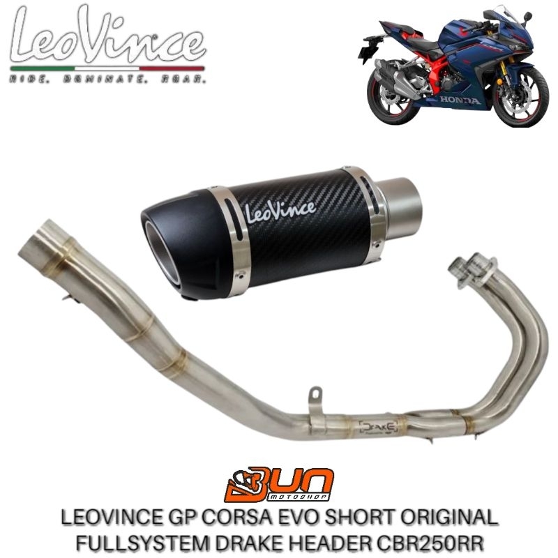 Leovince GP CORSA EVO SHORT Fullsystem Honda CBR 250RR CBR250RR ORIGINAL ITALY