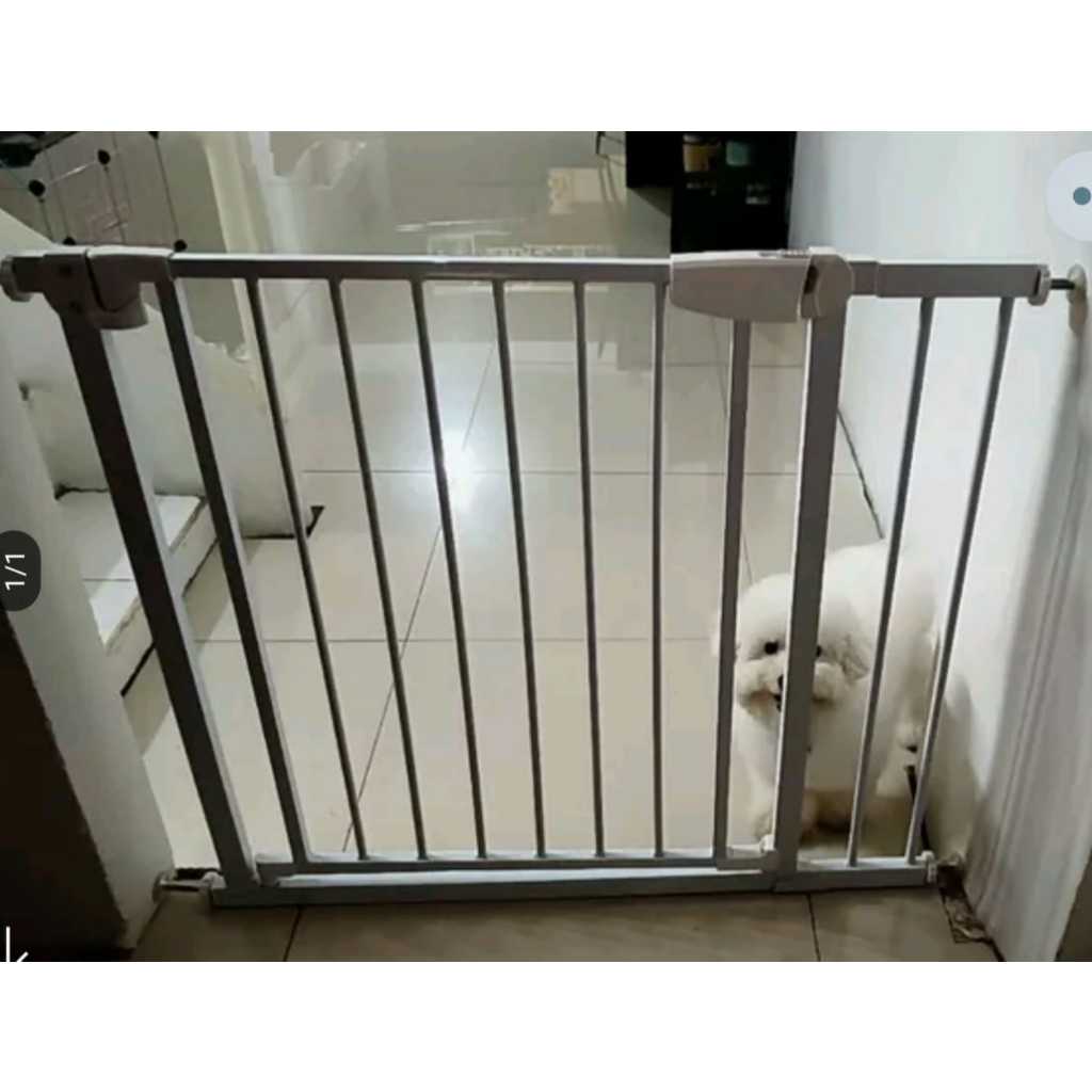 NEW Baby Safety Gate pagar hewan pagar kucing pagar anjing Pagar Pintu Bayi Pagar Pengaman Bayi Pemb
