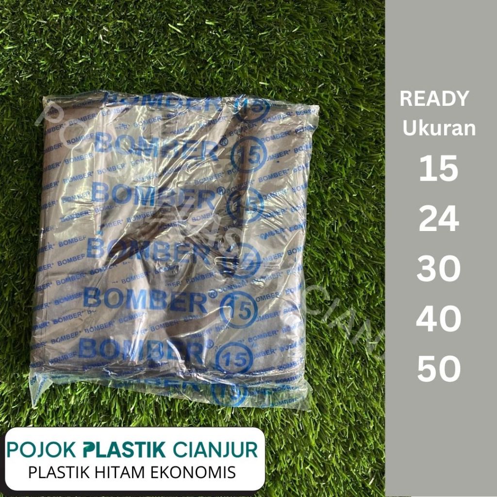 Kantong Plastik Kresek Hitam Ekonomis/ Kantong Plastik Murah / Plastik Kresek Hitam /Kantong Sampah