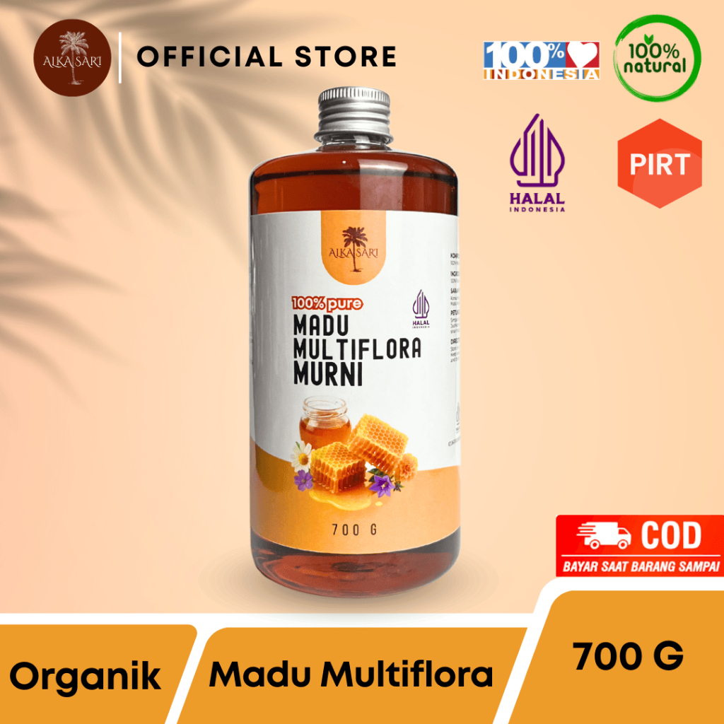 

Madu Multiflora Asli dan Murni Super Alka Sari 700 g & 350 g