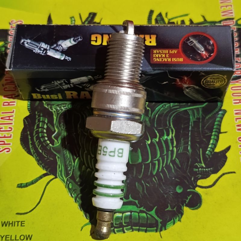 BUSI RACING SATRIA 2T BP5ES RANDOM RACING HITAM 2T Busi Racing Satria 2T Hitam BP5ES Busi Mobil Moto