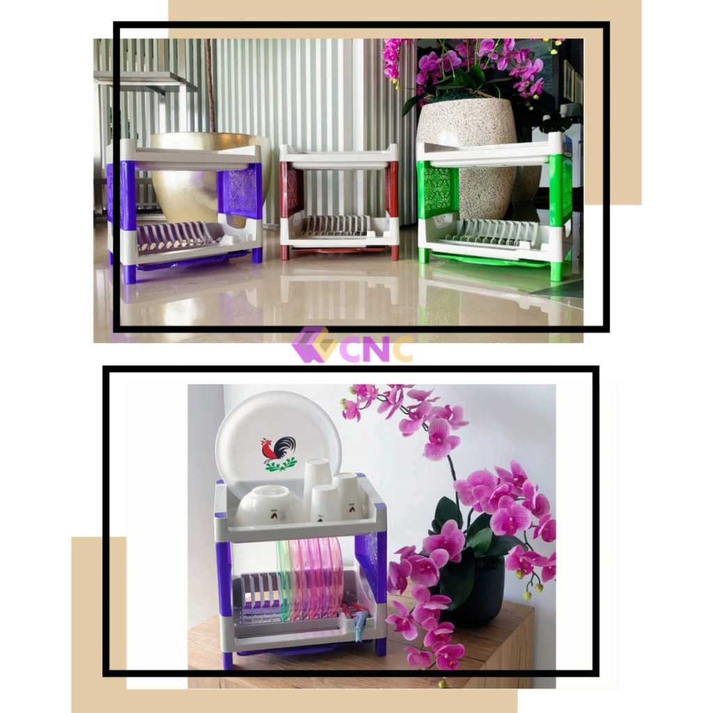 RAK PIRING PLASTIK DYNAMIC/RAK TIRISAN PIRING/RAK TIRISAN CUCIAN