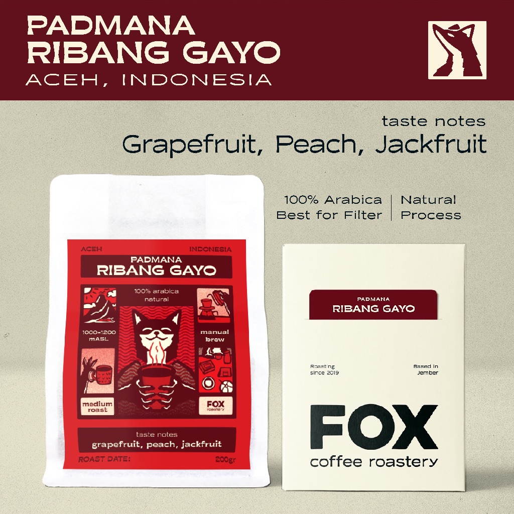 

Padmana Ribang Gayo | Single Origin Arabica Roasted Beans