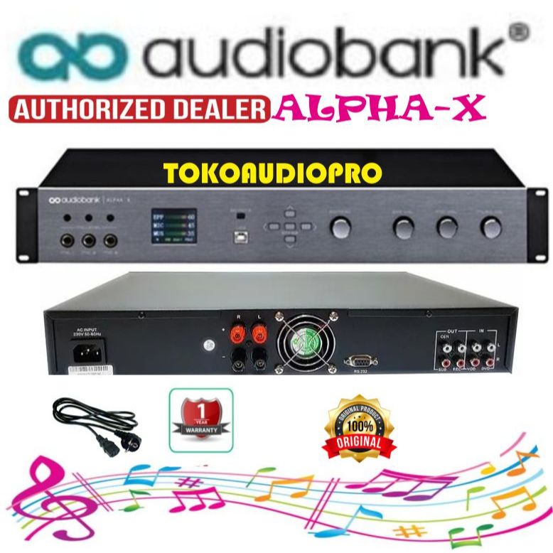 Audiobank Alpha X Karaoke Amplifier Original