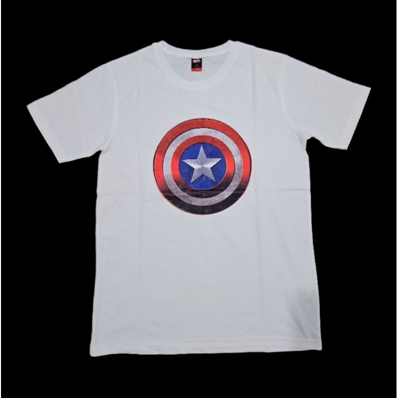 Kaos Pria Motif Adem Lembut - White
