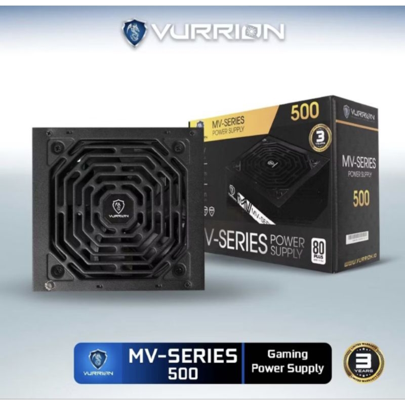 PSU VURRION POWER SUPPLY VURRION MV SERIES 500 80 PLUS