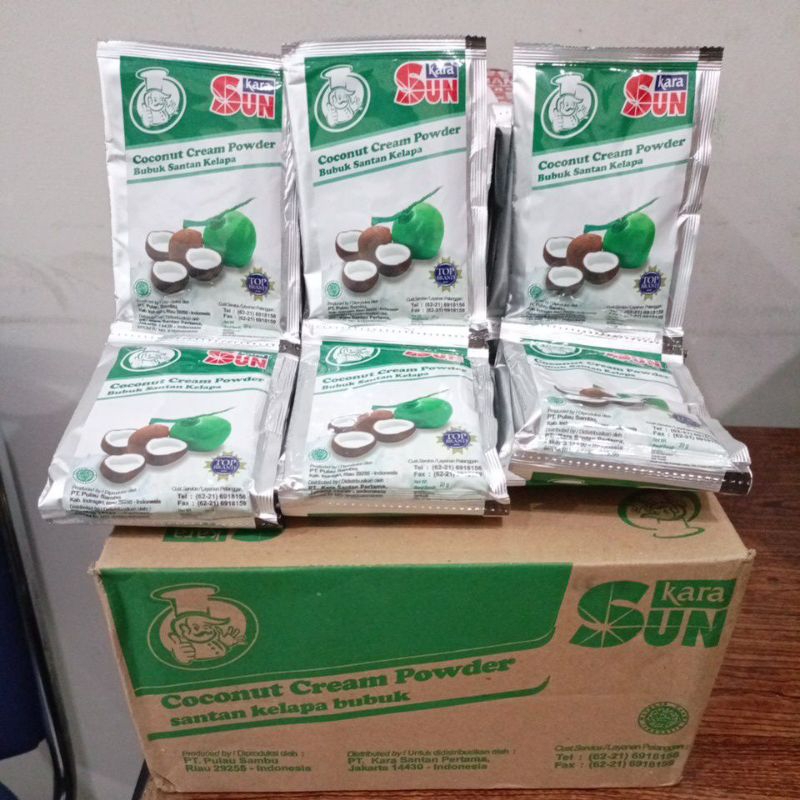 

Santan Sun Kara Bubuk 20gr 1Renceng isi 10Sachet