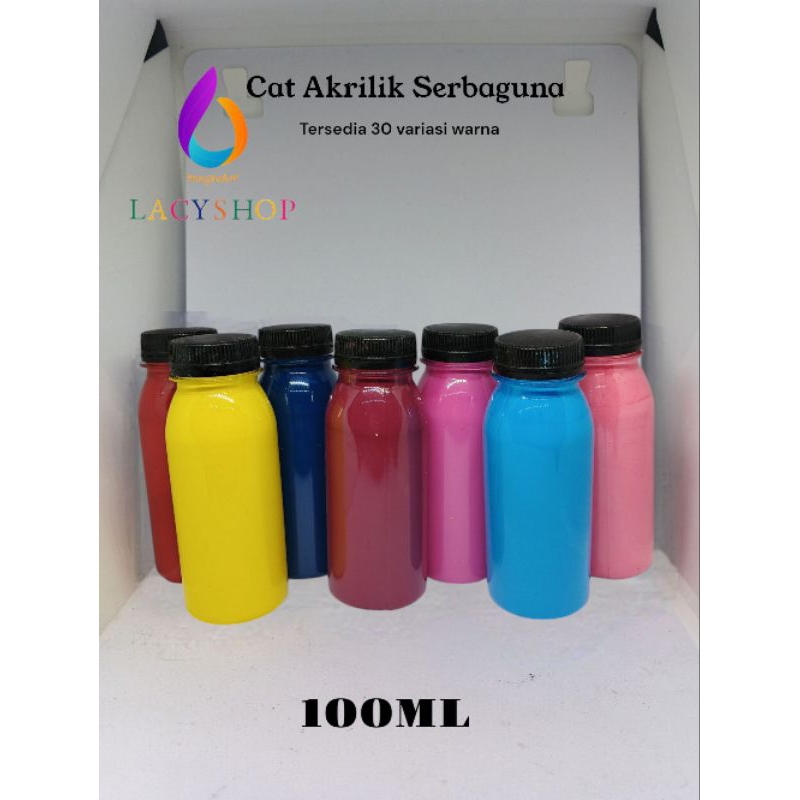 

Cat Akrilik Cat Serbaguna Kemasan Ekonomis 100ml Cocok untuk Kanvas/Kayu/Tembok