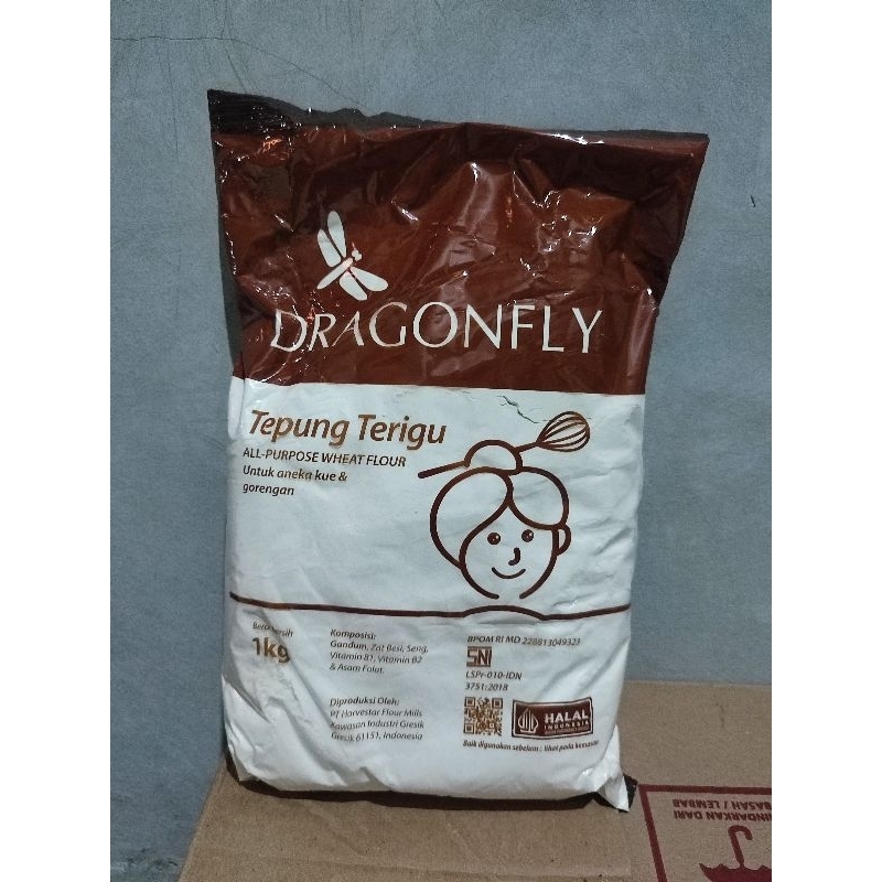 

Tepung terigu dragonfly 1kg