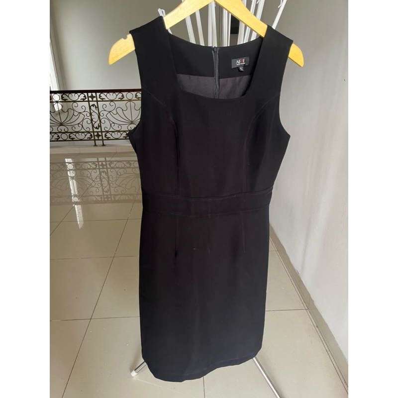 Preloved Dress AFAF Hitam XL