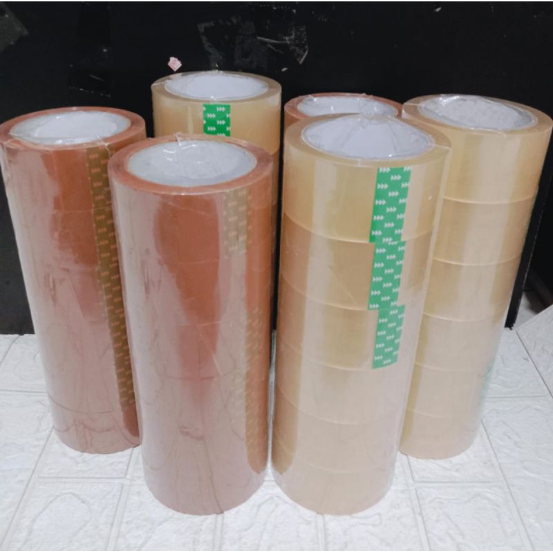 

Lakban Polos Bening/Coklat Tanpa Merk Grosir