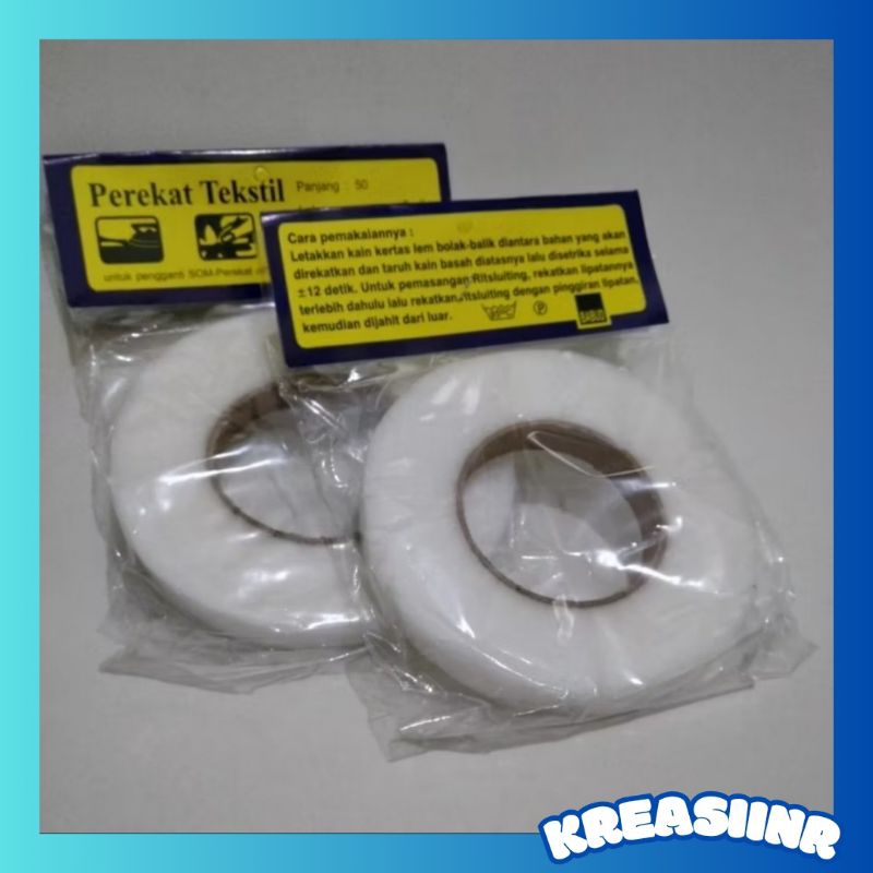 Perekat Tekstil Som / Perekat Kain 2 Sisi