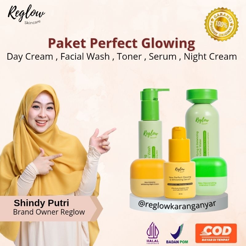 SKINCARE REGLOW PAKET LENGKAP|SKINCARE ORI 100%|SKINCARE SHINDY PUTRI | SKINCARE REGLOW