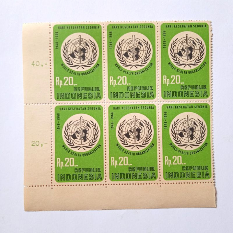 

Antik Perangko Filateli Hari Kesehatan Dunia 1948 - 1968 Rp.20,- 6 pcs Kondisi NOS Baru Belum Terpakai Minat Silahkan Antik Perangko Filateli Hari Kesehatan Dunia 1948 - 1968 Rp.20,- 6 pcs Kondisi NOS Baru Belum Terpakai Minat Silahkan
