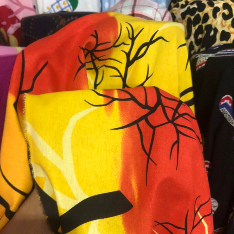 kain linen motif - kain linen motif bunga - kain linen motif inpor - kain linen motif premium khm