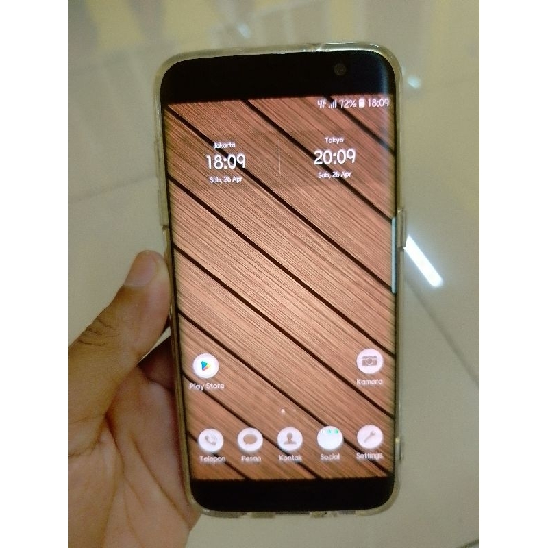 hp bekas samsung s7 edge 128 gb