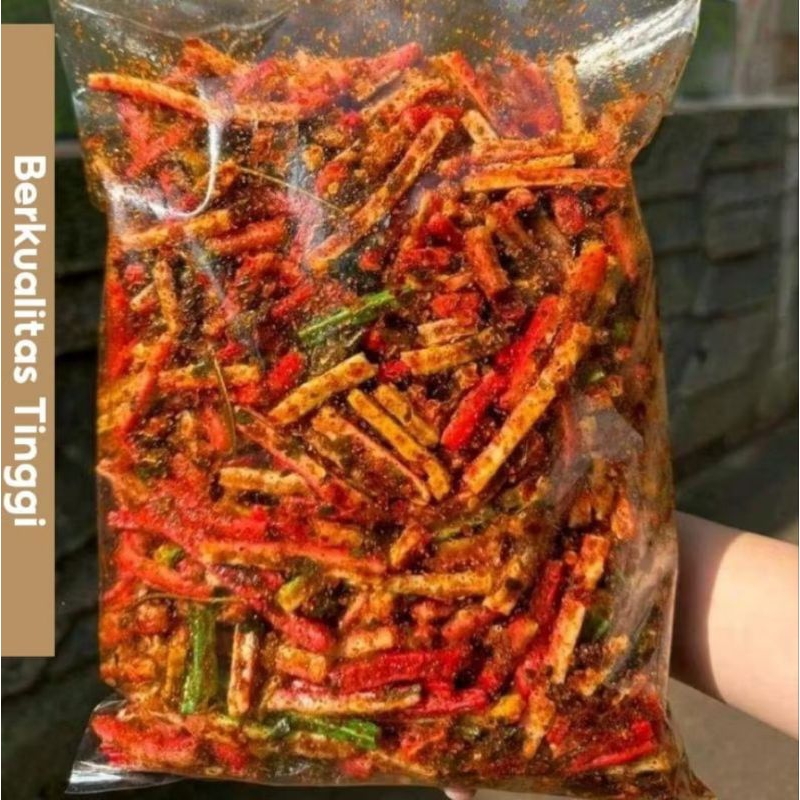 

seblak jaat kerupuk beton pedas renyah 1 kg