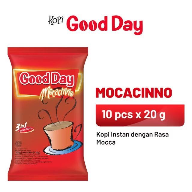 

Good Day Mocacinno 1 Pack (10 x 20 Gr)