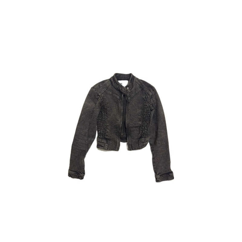 Bershka Denim Biker Jacket