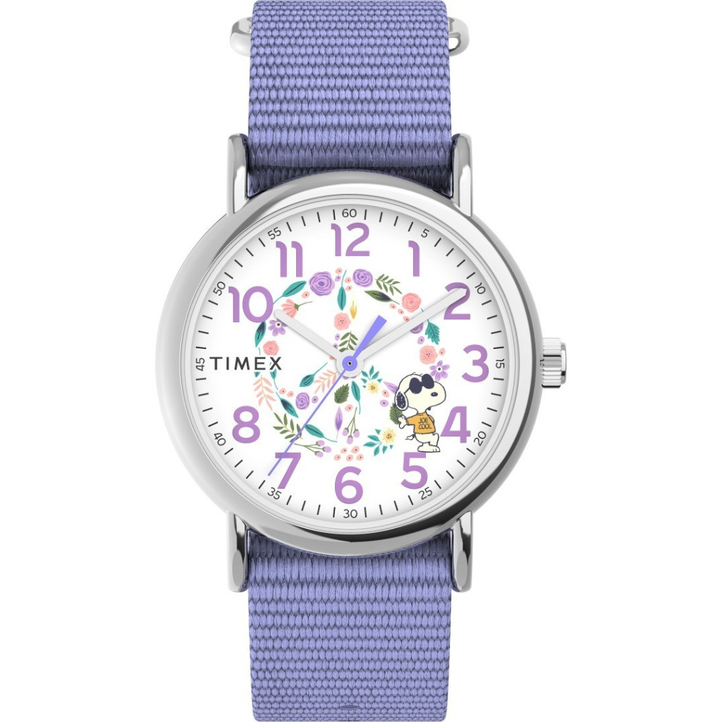 Jam Tangan Wanita TIMEX TW2V77900 X Peanuts In Bloom-Indiglo Original Garansi Resmi