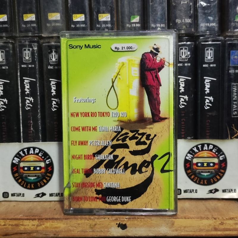 Kaset Pita - Jazzy Tunes 2 - Kompilasi Barat - Trio Rio - Tania Maria - Peter Allen - Shakatak - Bob