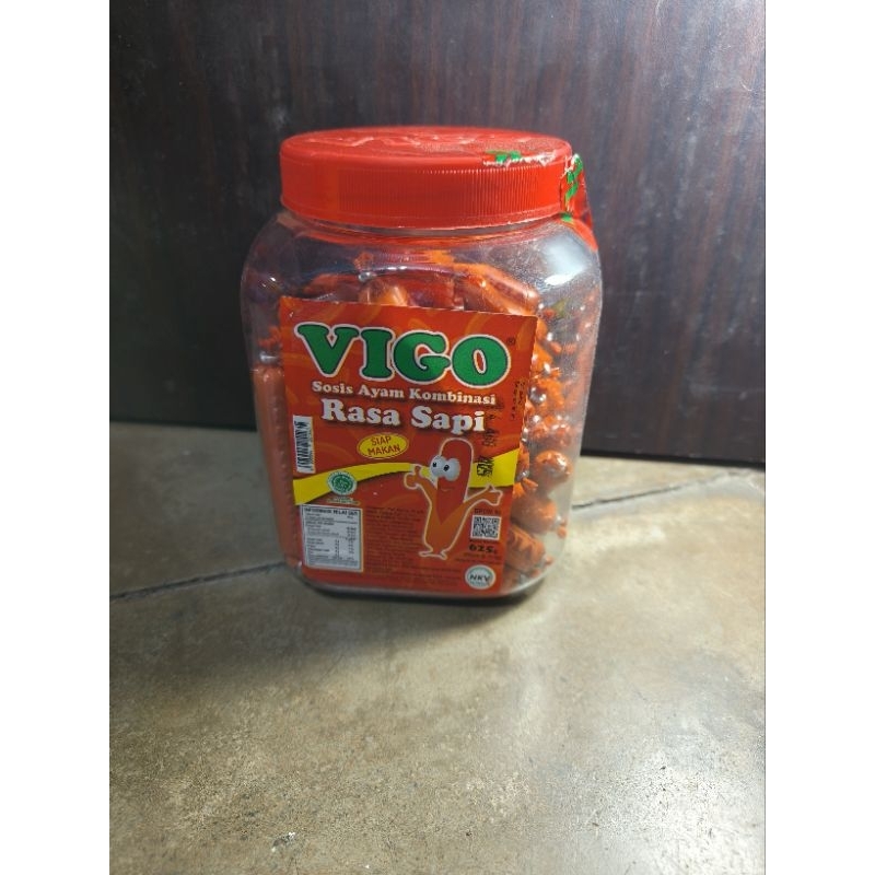 

Sosis VIGO Toples Sosis Ayam Kombinasi Rasa Sapi 625gr