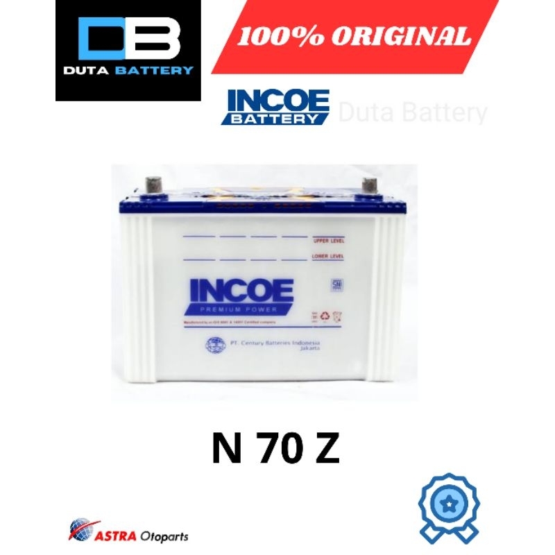 Aki mobil Incoe Premium N 70Z INPR-N70Z