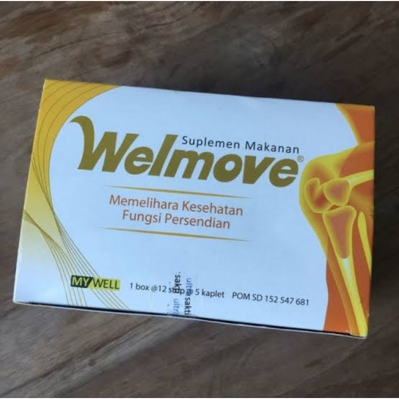 welmove 1 box isi 12 strip untuk sendi nyeri lutut vitamin lutut Ed 2027