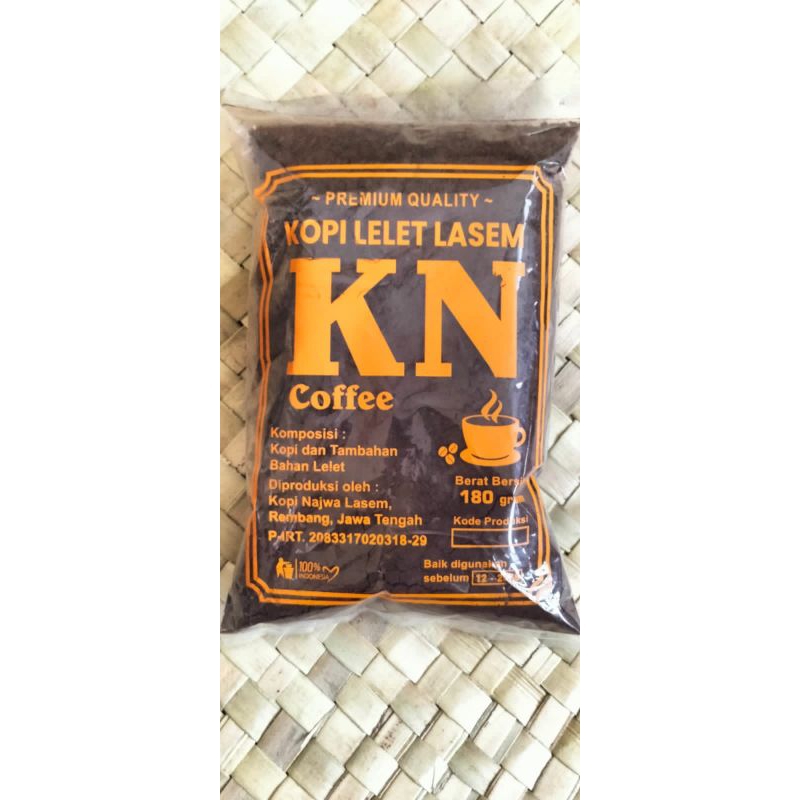 

KOPI LELET KN/KOPI KN 180GR/KOPI LELET KHAS LASEM/KOPI LELET ASLI LASEM