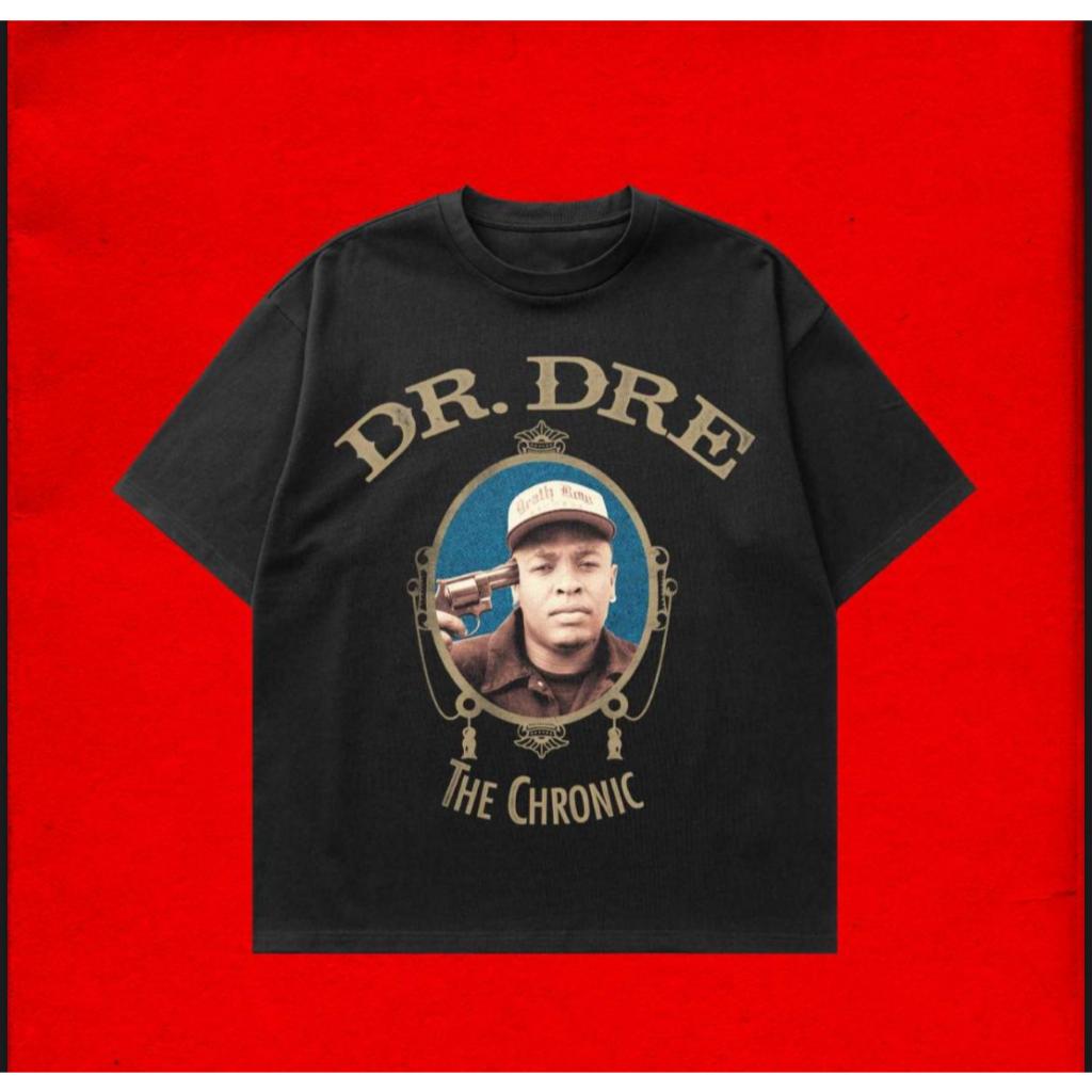 Kaos Band Bootleg Band Material T-shirt 24S Dr.Dre | Manual Screen Printing