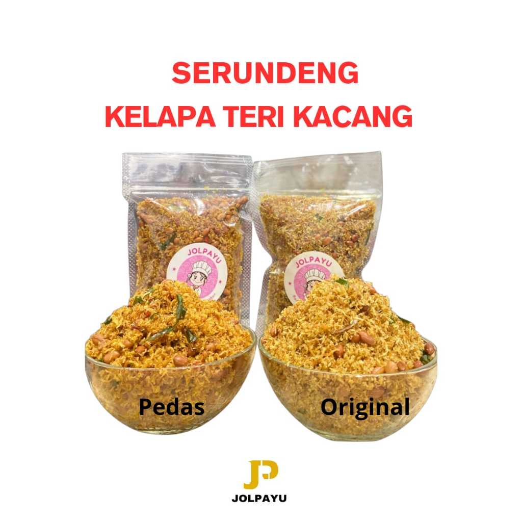 

Serundeng Kelapa Gurih Pedas Manis Garing Teri Kacang Halal Awet