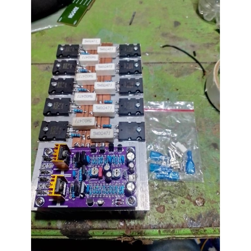 Driver OCL balap+transistor final 5 set Toshiba lot 524 ori.