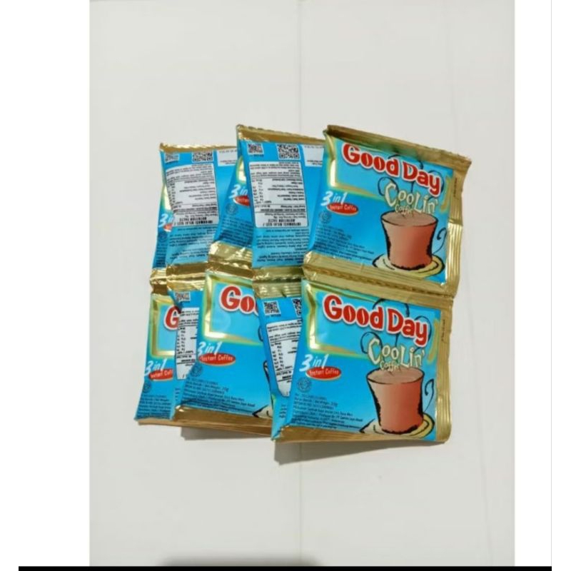 

kopi good day coolin renceng isi 10 piss
