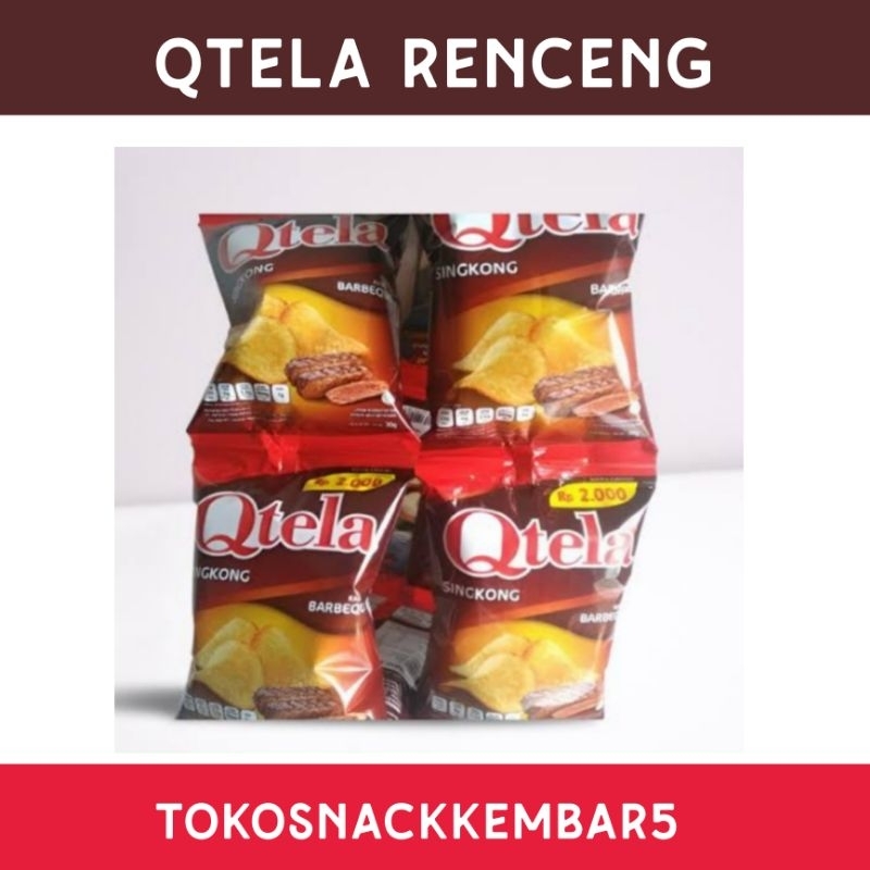 

Qtela Singkong Barbeque Renceng isi 10
